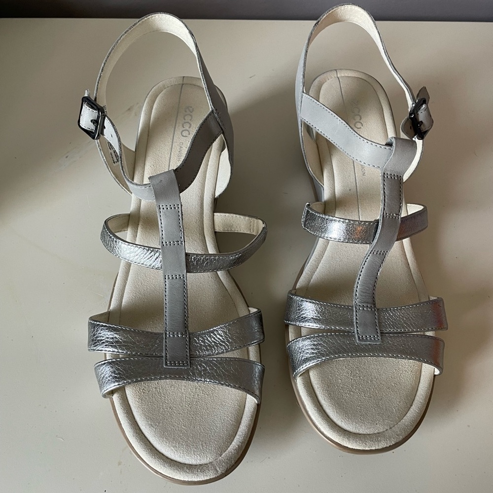 Ecco leather sandals.